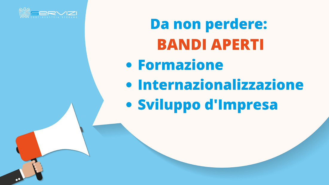 Contributi a fondo perduto: bandi aperti per Formazione, Internazionalizzazione, Sviluppo d’Impresa