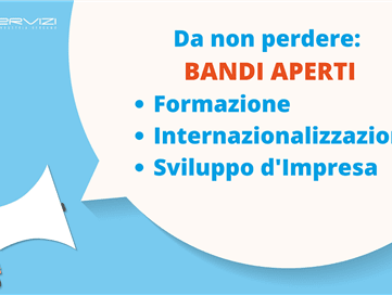 Contributi a fondo perduto: bandi aperti per Formazione, Internazionalizzazione, Sviluppo d’Impresa