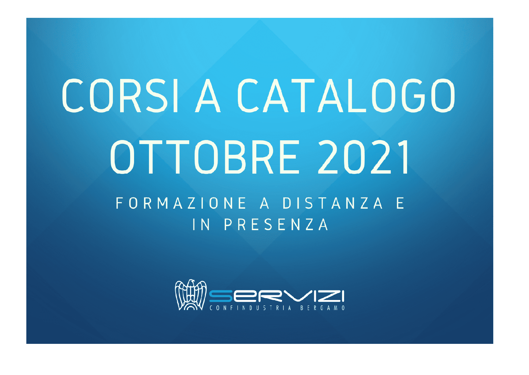 Corsi di formazione a catalogo di Ottobre 2021!