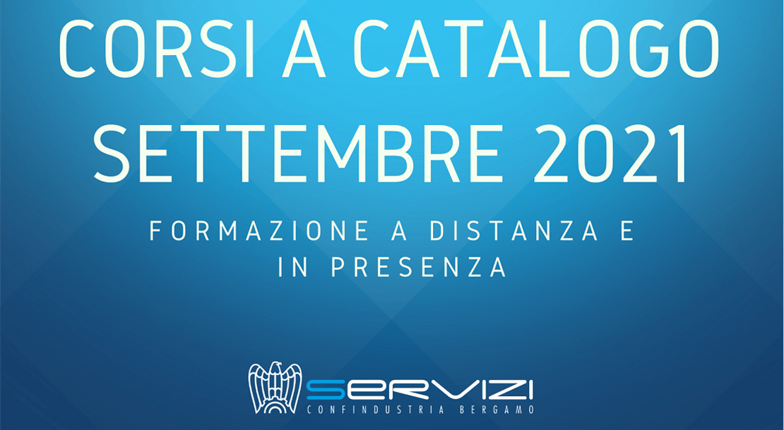 Corsi Catalogo Settembre Servizi Confindustria Bergamo