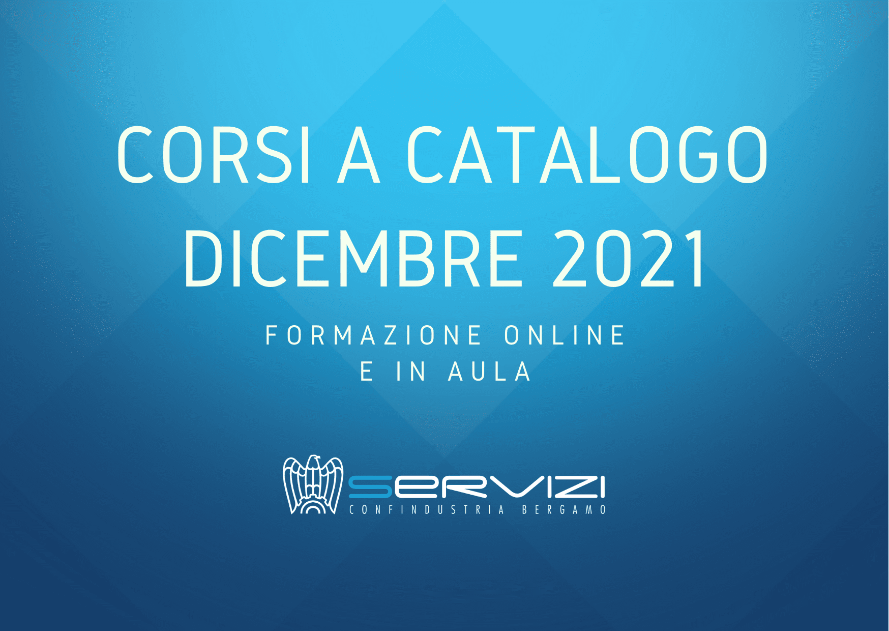 Corsi di formazione a catalogo di Dicembre 2021!